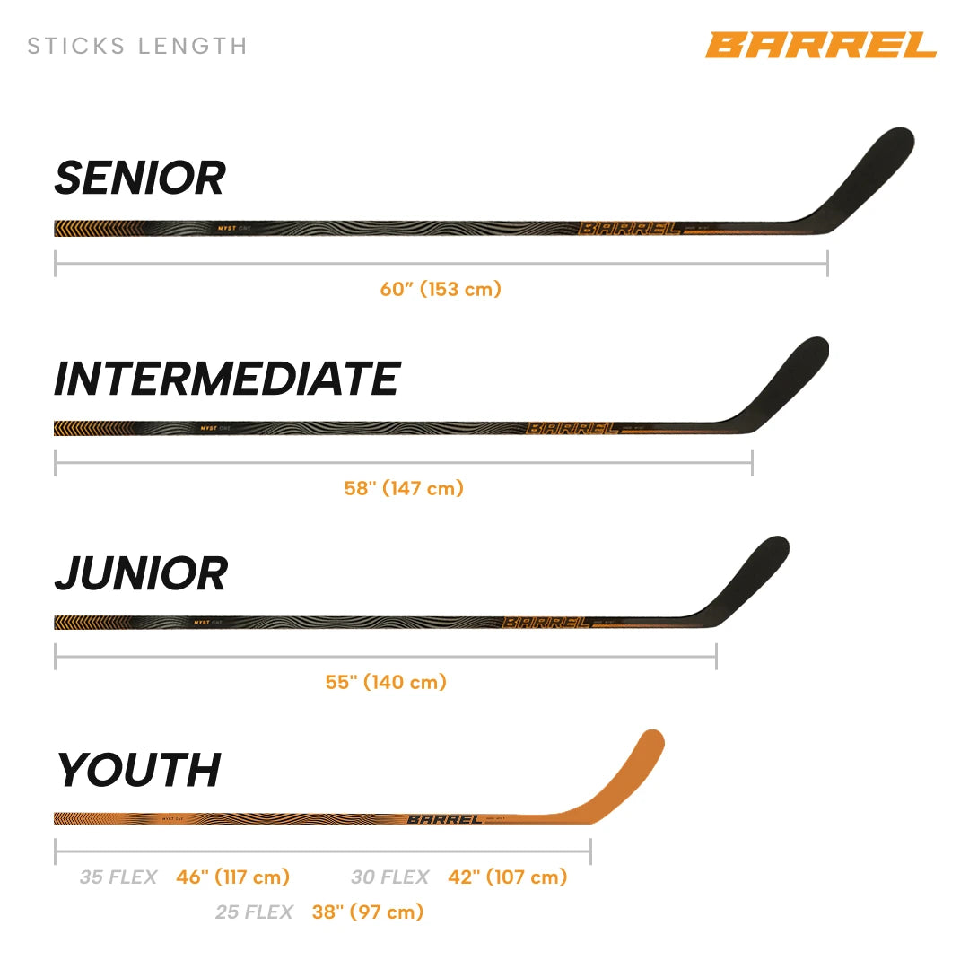 Barrel_hockey_stick_lenght